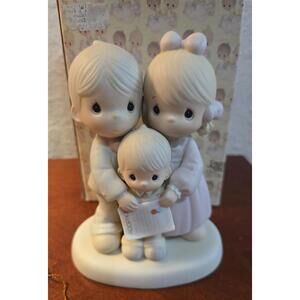 1994 Precious Moments  " God Bless The Day We Found You Boy Adoption " Figurine